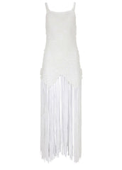 Crochet Cover Up Dress White