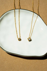 Emma Diamond Pendant Gold Necklace