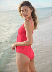 Willow Ring Tankini Top Sunset Pink