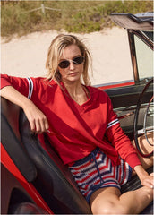 Crochet Cover Up Shorts Americana
