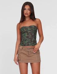 ZELIE MINI SKORT NEUTRAL SANDBLAST WASHED TAN