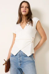 Ivy Faux Wrap Top