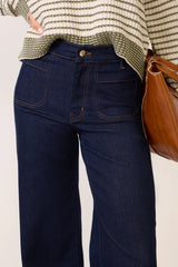 Slim Palazzo Modernist Pocket