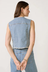 Nicki Railroad Stripe Vest