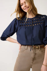 Daisey Cutwork Blouse
