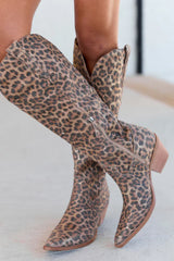 Tess Leopard Cowboy Boot