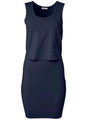 Casual Tank Dress Navy