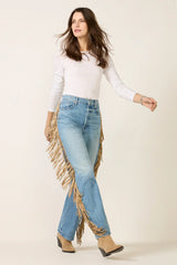 Fringe Half Pipe Button Sneak