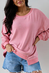 Melanie Pink Striped Pullover SALE