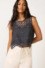 Tia Eyelet Top