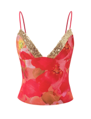 FENELLA TOP DAIQUIRI FLORAL
