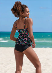 Tankini Top Set Midnight Bloom