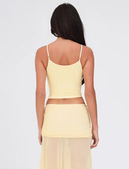 MARIANA TOP YELLOW PALE YELLOW