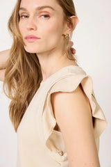 Tori Ruffle Sweatshirt