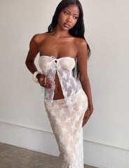KAROLINA TOP WHITE WHITE LACE