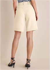Bermuda Suit Shorts Off White
