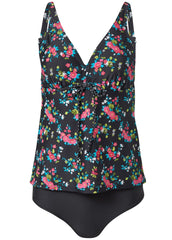 Tankini Top Set Midnight Bloom