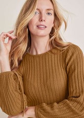 Tie Detail Mini Sweater Dress Hazelnut