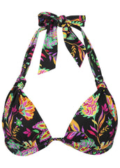 Goddess Push Up Bikini Top Field Floral
