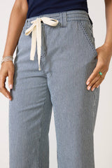 Lily Stripe Cropped Pant