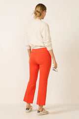 Pintuck Kick Flare Ponte