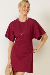 Cam Ruched Mini Dress