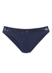 Sequin Bikini Bottom Ultramarine Blue Sequins