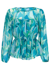 Sheer Beauty Blouse Botanical Beauty