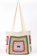 Sharpay Multi Crochet Tote Bag SALE
