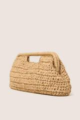 Beckett Raffia Clutch