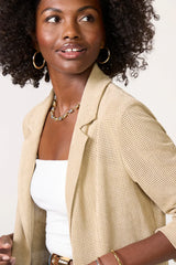 Weston Perforated Blazer