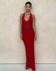 BRESILY MAXI DRESS RED
