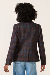 Jackie Plaid Blazer