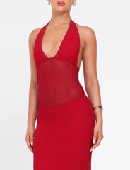 BRESILY MAXI DRESS RED