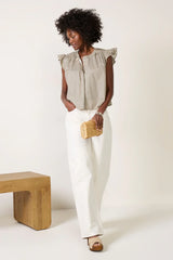 Leona Flutter Top