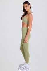 High Waist Leggings in Matcha