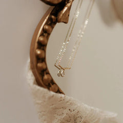 Harper Diamond Teardrop Necklace