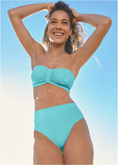 Beach Breeze Bandeau Top Out Of The Blue