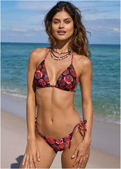 Bahamas Triangle Bikini Top Rose Garden