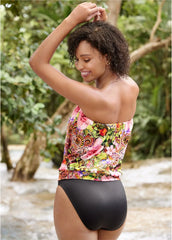 Blouson Bandeau Tankini Top Camille