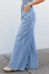 Desiree High Rise Wide Leg Jeans