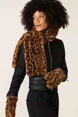 Coco Leopard Gloves