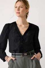 Eva Lace Front Blouse
