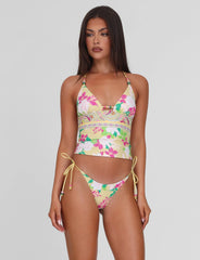 FINLEA TANKINI TOP PAISLEY BORDER