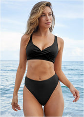 Lovely Lift Wrap Top Black Beauty