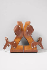 Yandy Wood Sandal