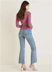 Wrap Sweater Heather Rose