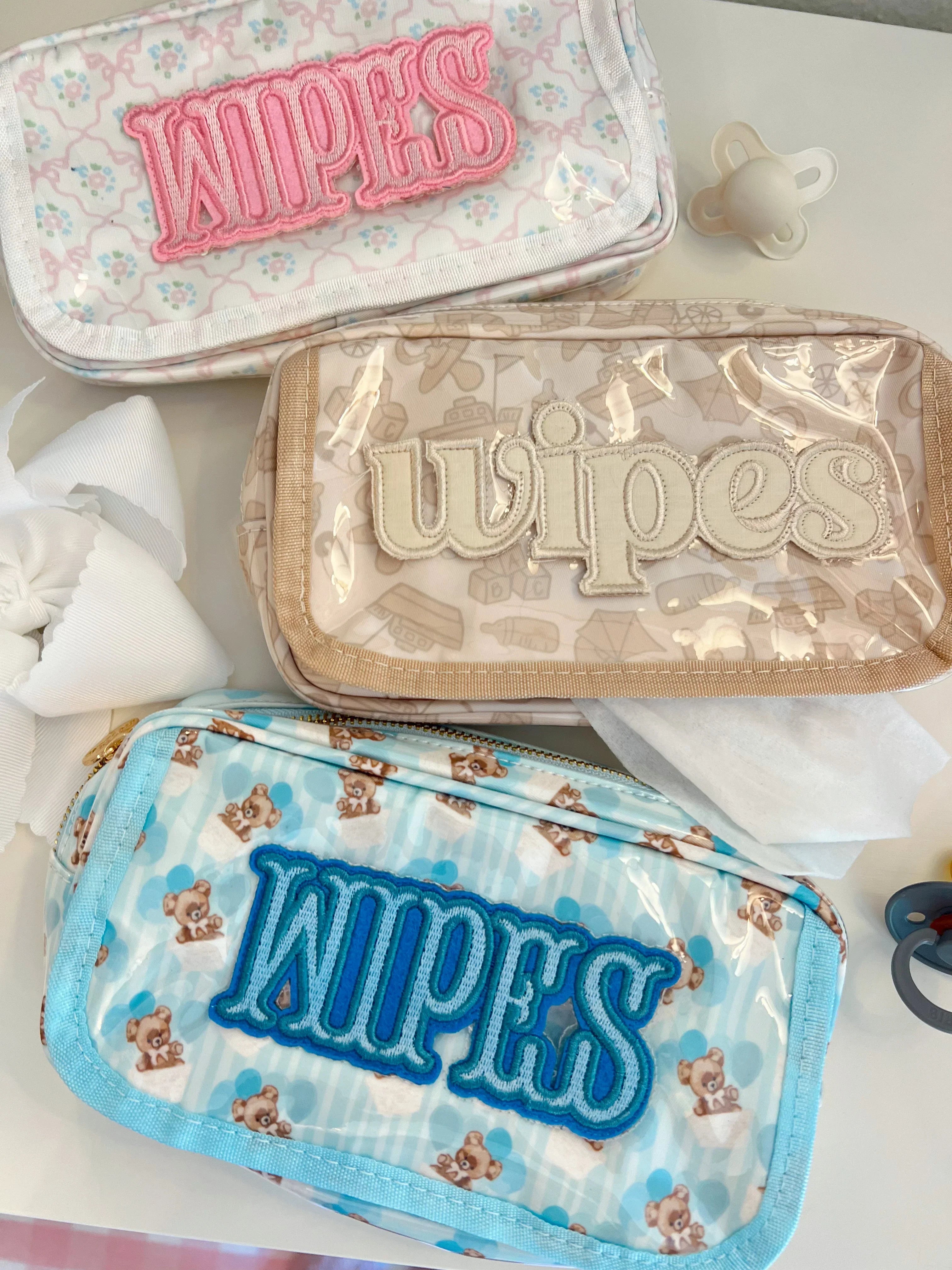 KenzKustomz Wipes Pouch Clear Coat Bag