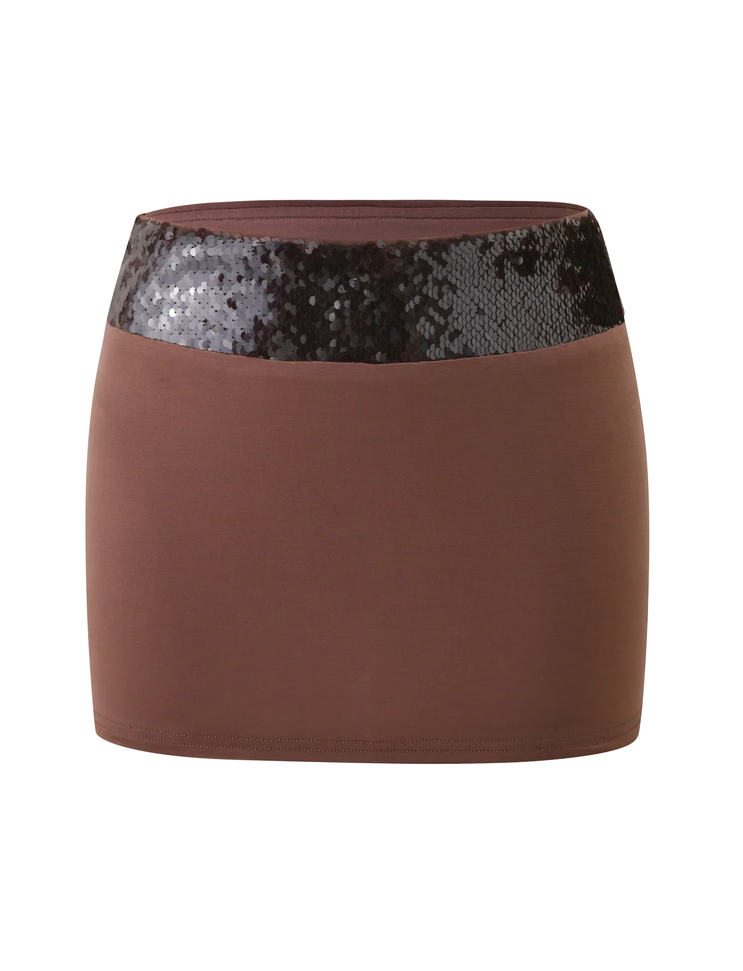 THARA MINI SKIRT CHOCOLATE