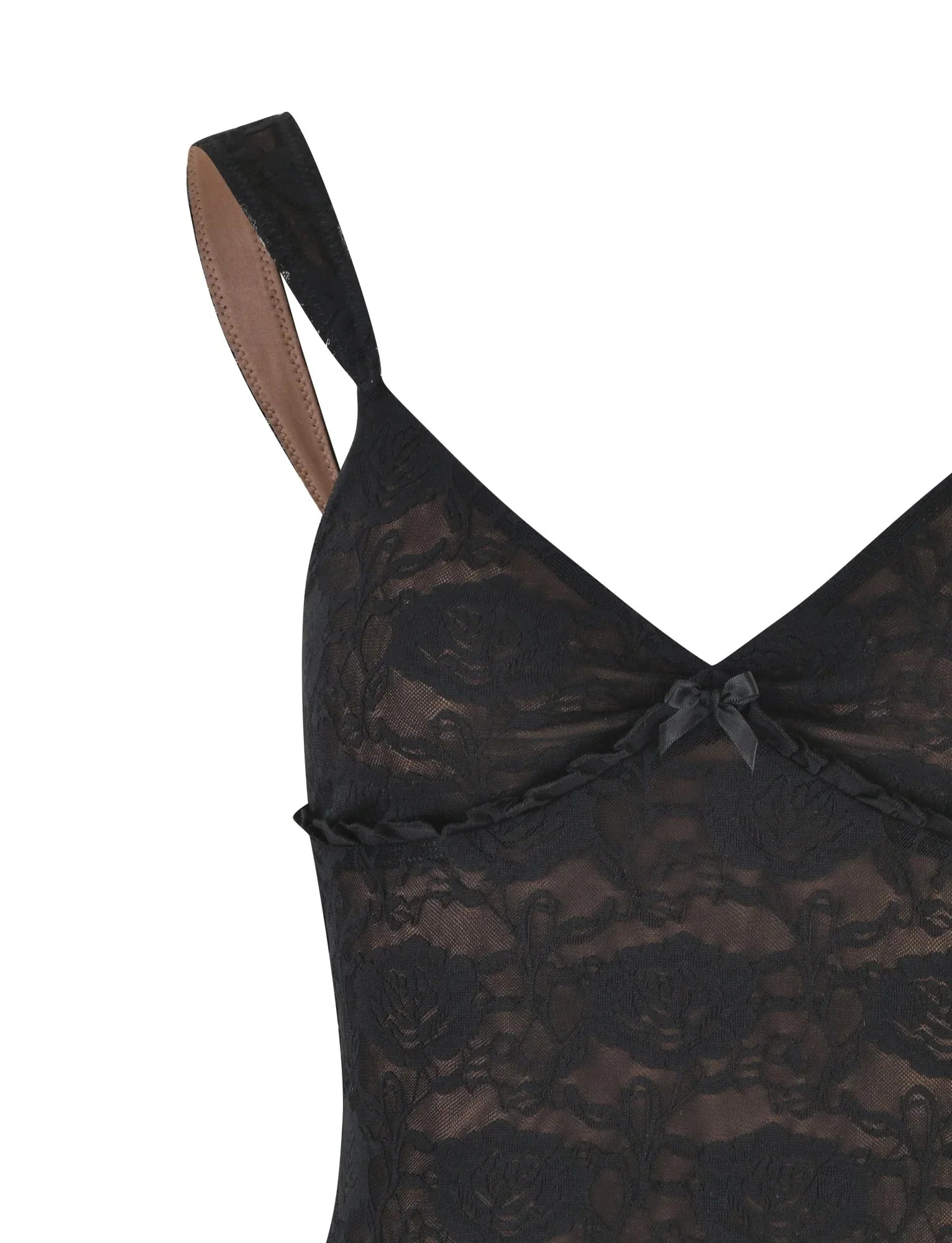 ISADORA TOP BLACK LACE